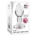 ADAM ET EVE PINK GEM GLASS PLUG SMALL