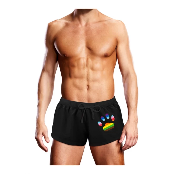 Swim trunk - black oversized paw