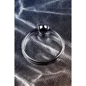 Silver penis ring TOYFA Metal size S