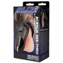 Blue line c&b gear acrylic see-thru chastity cage -