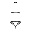 Moonlight Set with Open Crotch - Black