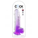 King Cock Clear 9" w balls
