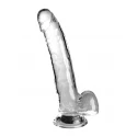 King Cock Clear 9" w balls
