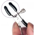 Nipple Clamps with Bell Purple Guilty Toys