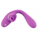 Wibrator ze stymulatorem łechtaczki 2 Function Bendable Vibe