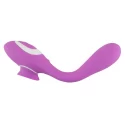 Wibrator ze stymulatorem łechtaczki 2 Function Bendable Vibe