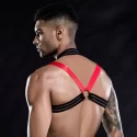 Men's Lingerie Set Top+Bikini Black/Red OS