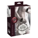 Kajdanki z pierścieniem na penisa Fetish Collection Hand Cuffs & Cock Ring