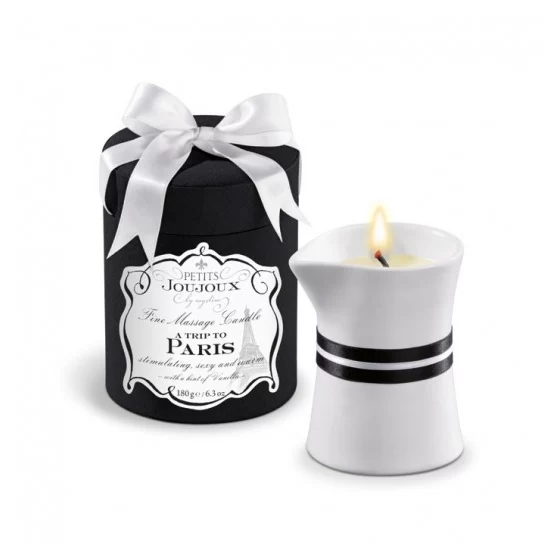 Świeca do masażu- wanilia i sandałowiec A Trip To Paris Petits Joujoux 180g