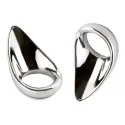 Chromowany pierścień na penisa Teardrop Chromed 50mm