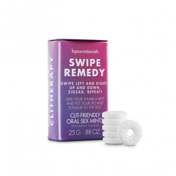 Miętówki do seksu oralnego Clitherapy Swipe Remedy