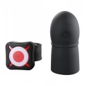 Super Striker Penis Sleeve with Vibrations - Black