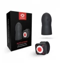Super Striker Penis Sleeve with Vibrations - Black