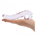 Dildo karbowane język Lick it Glass