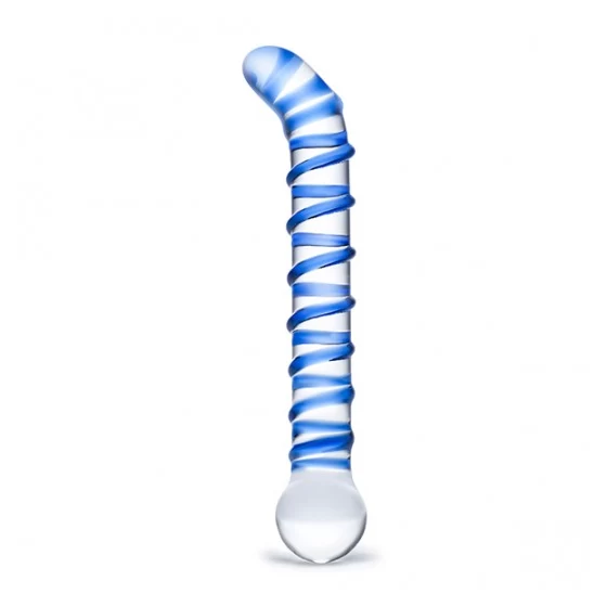 Dildo do stymulacji punktu G Mr. Swirly G-spot Glass