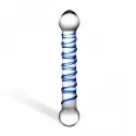 Dildo szkalne ze spiralą Glas Spiral