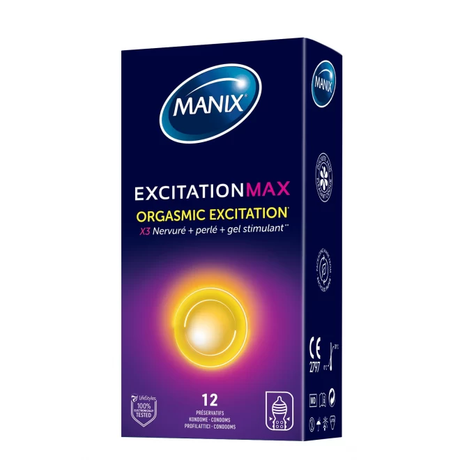 Prezerwatywy Manix Excitation Max 12szt.