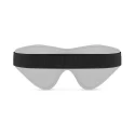 Faux Leather Blindfold - Black