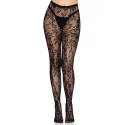 Rajstopy Seamless Floral Lace Tights