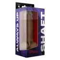 SHAFT MODEL A 9.5 INCH LIQUID SILICONE DONG WITH BALLS PINE