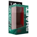 SHAFT MODEL N 7.5 INCH LIQUID SILICONE DONG WITH BALLS PINE