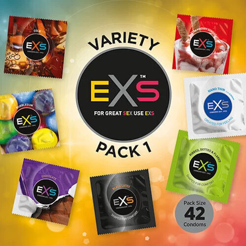 Mix prezerwatyw Exs Variety Pack 1 - 42szt.