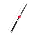 Anonymo gag, ABS plastic, red, 64 cm
