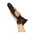 SHAFT MODEL A 10.5 INCH LIQUID SILICONE DONG WITH BALLS PINE