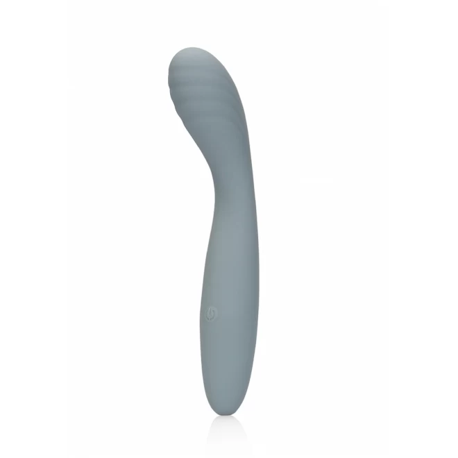 Ultra soft silicone g-spot vibrator - basalt grey