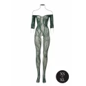 Lace sleeved bodystocking