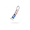 Dildo, transparent, glass, 18 cm