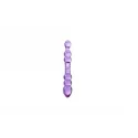Dildo, pink, glass, 22,8 cm