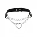 Obroża z sercem Metal Heart Collar Fetish Love