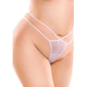 Stringi z wibrującym krokiem HookUp Remote Bow-Tie G-String +Size