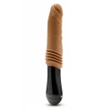 DR. SKIN SILICONE DR. ARTHUR THRUSTING GYRATING VIBRATING DILDO TAN