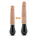 DR. SKIN SILICONE DR. KNIGHT THRUSTING GYRATING VIBRATING DILDO BEIGE