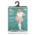 TEACHER PET 2 PCS PINK PRIVATE SCHOOLGIRL COSTUME, QUEEN SIZE