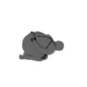 Body harness with thigh and hand cuffs