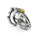 Klatka na penisa Bon4 Stainless Steel Chastity Cage Small / Medium - Hinged.