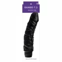 7,5"" Perfect Pleasures Curved Veined Rambo Vibe ~ Black (2AA)