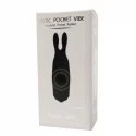 Wibrator - Lastic pocket vibe Rabbit Black