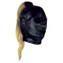 Mask with brown ponytail