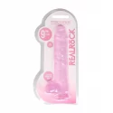 Realistyczne dildo RealRock Crystal Clear