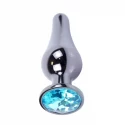 Plug-Jawellery Dark Silver BUTT PLUG- Black