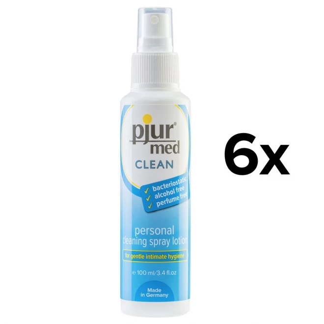 Pjur med clean spray 100ml - 6er paket
