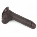 7'' Sliding-Skin Dildo Coffee