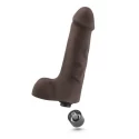 X5 7 VIBRATING COCK BROWN