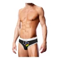 Swim brief - black oversized paw