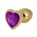 Dop Anal Hearty Buttplug Large Gold/Purple Passion