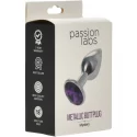 Anal Plug Metallic Large Silver/Green Passion Labs
